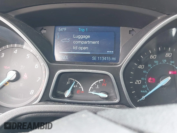 2014 Ford Focus SE with VIN 1FADP3F24EL285126, listed as a IAAI auction lot 41956143 with 113,415 mi miles. Bid and sale history available at carsss.com. Image 7.