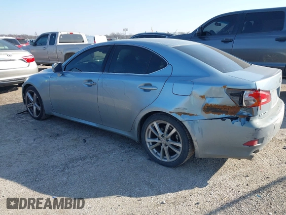2006 Lexus IS 250 with VIN JTHBK262X65003151, listed as a IAAI auction lot 41563318 with 256,896 mi miles and . Bid and sale history available at DreamBid. Image 3.