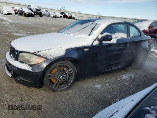 2013 BMW 1 Series 135i with VIN WBAUC9C51DVY60709, listed as a Copart auction lot 45359645 with 139,854 mi miles and Salvage Title. Bid and sale history available at carsss.com. Image 1.