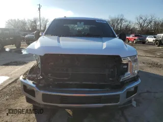 2018 Ford F-150 XL with VIN 1FTEX1CB6JKE72097, listed as a Copart auction lot 43222435 with 0 mi miles and Salvage Title. Bid and sale history available at carsss.com. Image 5.