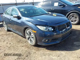 2016 Honda Civic Sedan EX-T with VIN 19XFC1F30GE025233, listed as a IAAI auction lot 41987604 with 129,311 mi miles. Bid and sale history available at carsss.com. Image 1.