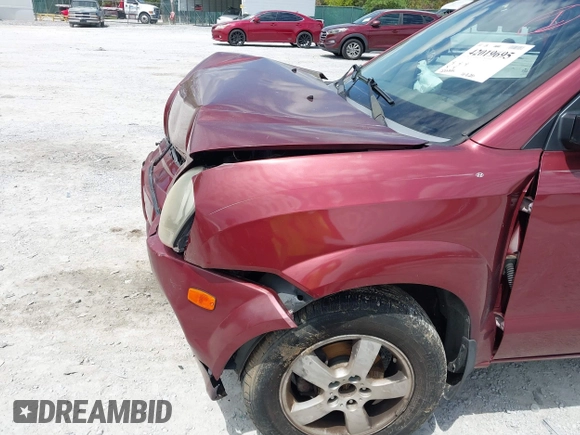 2007 Hyundai Tucson GLS with VIN KM8JM12B27U549064, listed as a IAAI auction lot 42019695 with 223,144 mi miles. Bid and sale history available at carsss.com. Image 6.