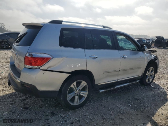 2011 Toyota Highlander Limited with VIN 5TDYK3EH8BS031350, listed as a Copart auction lot 46790185 with 181,032 mi miles and Salvage Title. Bid and sale history available at carsss.com. Image 3.