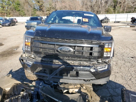 2022 Ford F-150 XL with VIN 1FTFW1E89NFB40954, listed as a Copart auction lot 88728755 with 59,644 mi miles and Salvage Title. Bid and sale history available at carsss.com. Image 5.