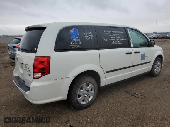 2013 Ram Cargo Van Tradesman with VIN 2C4JRGAG3DR781252, listed as a Copart auction lot 78935644 with 196,033 mi miles and Salvage Title. Bid and sale history available at carsss.com. Image 3.