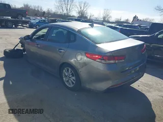 2017 Kia Optima LX with VIN 5XXGT4L30HG145178, listed as a IAAI auction lot 41773857 with 119,191 mi miles and . Bid and sale history available at DreamBid. Image 3.