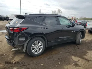 2021 Chevrolet Blazer LT z VIN 3GNKBCRS4MS513704, wystawiony jako Copart lot #55282025 z przebiegiem 56 805 mil mil oraz Nie do naprawy • Non repairable. Historia ofert i sprzedaży dostępna na DreamBid. Obrazek 3.