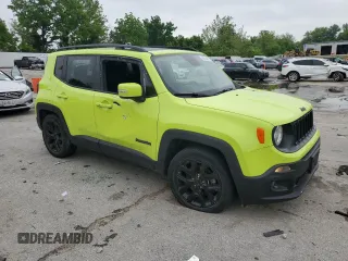 2017 Jeep Renegade Altitude z VIN ZACCJABB9HPF62841, wystawiony jako Copart lot #59734635 z przebiegiem 41 334 mil mil oraz Szkoda całkowita • Salvage title. Historia ofert i sprzedaży dostępna na DreamBid. Obrazek 4.