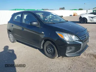 2021 Mitsubishi Mirage ES with VIN ML32AUHJ5MH010074, listed as a IAAI auction lot 42233837 with 72,508 mi miles and . Bid and sale history available at DreamBid. Image 1.