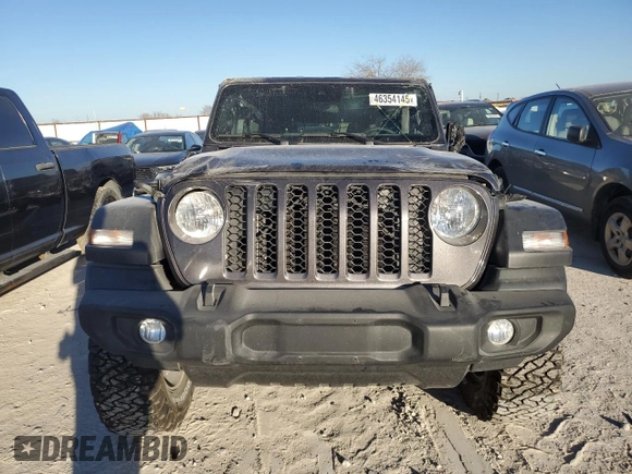 2024 Jeep Wrangler Sport S with VIN 1C4PJXDG9RW204575, listed as a Copart auction lot 46354145 with 29,874 mi miles and Salvage title. Bid and sale history available at DreamBid. Image 5.