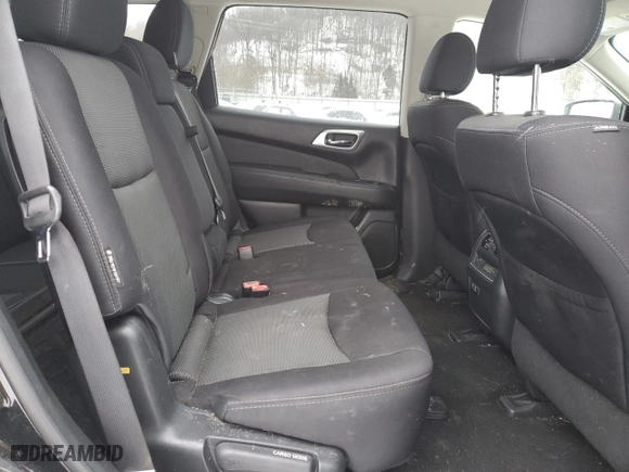 2019 Nissan Pathfinder S with VIN 5N1DR2MM1KC591212, listed as a Copart auction lot 87594295 with 74,907 mi miles and Salvage Title. Bid and sale history available at carsss.com. Image 11.
