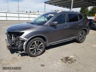 2019 Nissan Rogue SL with VIN 5N1AT2MT8KC774831, listed as a Copart auction lot 52713255 with 105,704 mi miles and Salvage Title. Bid and sale history available at carsss.com. Image 1.