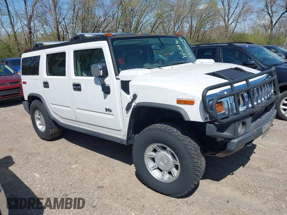 2003 Hummer H2 z VIN 5GRGN23U83H120658, wystawiony jako IAAI lot #41992183 z przebiegiem 226 207 mil mil oraz . Historia ofert i sprzedaży dostępna na DreamBid. Obrazek 1.
