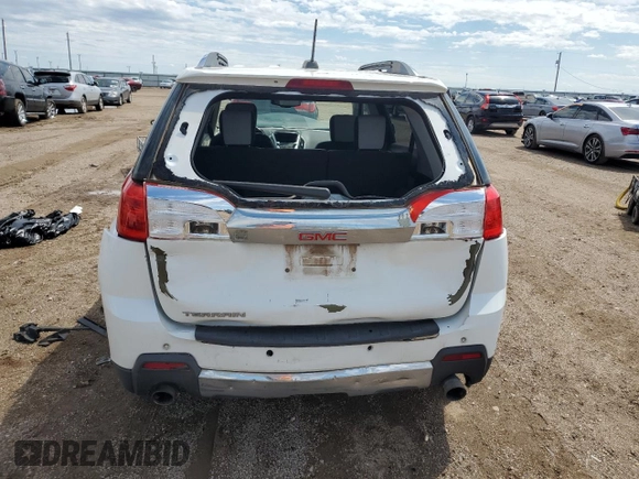 2015 GMC Terrain SLT with VIN 2GKFLTE34F6157072, listed as a Copart auction lot 55496455 with 134,278 mi miles and Salvage title. Bid and sale history available at DreamBid. Image 6.