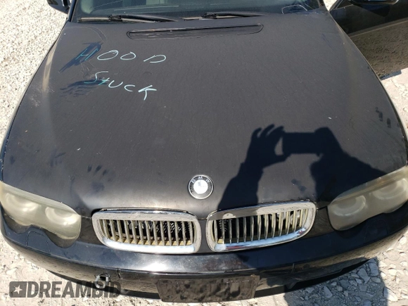 2005 BMW 7 Series with VIN WBAGL83585DC47066, listed as a Copart auction lot 75834464 with Not provided miles and Clean title. Bid and sale history available at DreamBid. Image 11.