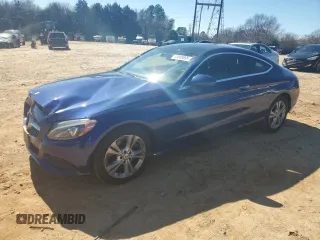 2017 Mercedes-Benz C C 300 with VIN WDDWJ4JB4HF337414, listed as a Copart auction lot 45985695 with 114,082 mi miles and Salvage Title. Bid and sale history available at carsss.com. Image 1.