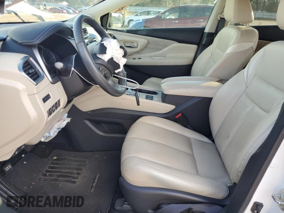 2020 Nissan Murano SL with VIN 5N1AZ2CJXLN126458, listed as a Copart auction lot 43722805 with 135,451 mi miles and Salvage title. Bid and sale history available at DreamBid. Image 7.