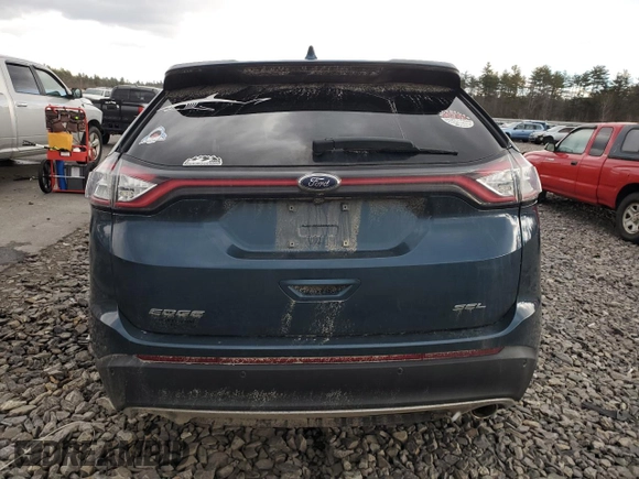 2016 Ford Edge SEL with VIN 2FMPK3J82GBB73702, listed as a Copart auction lot 84231594 with Not Provided miles and Salvage Title. Bid and sale history available at carsss.com. Image 6.