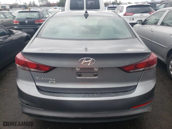 2017 Hyundai Elantra SE with VIN KMHD74LF2HU111170, listed as a Copart auction lot 50982875 with 148,709 mi miles and Salvage Title. Bid and sale history available at carsss.com. Image 6.