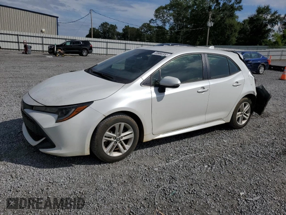 2021 Toyota Corolla Hatchback SE with VIN JTNB4MBE3M3131954, listed as a Copart auction lot 69966354 with 26,789 mi miles and Salvage Title. Bid and sale history available at carsss.com. Image 1.