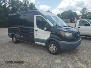 2015 Ford Transit Cargo with VIN 1FTYR2CM6FKA69923, listed as a Copart auction lot 61405695 with 185,372 mi miles and Clean title. Bid and sale history available at DreamBid. Image 4.