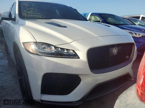 2020 Jaguar F-Pace SVR with VIN SADCZ2EE8LA631407, listed as a Copart auction lot 75533654 with Not Provided miles and Non Repairable. Bid and sale history available at DreamBid. Image 5.
