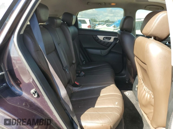 2012 Infiniti FX35 with VIN JN8AS1MW4CM151959, listed as a Copart auction lot 77681374 with 132,143 mi miles and Salvage Title. Bid and sale history available at carsss.com. Image 10.