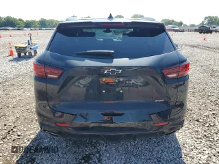 2024 Chevrolet Blazer RS with VIN 3GNKBKRS3RS138082, listed as a Copart auction lot 62945315 with 25,459 mi miles and Salvage title. Bid and sale history available at DreamBid. Image 6.