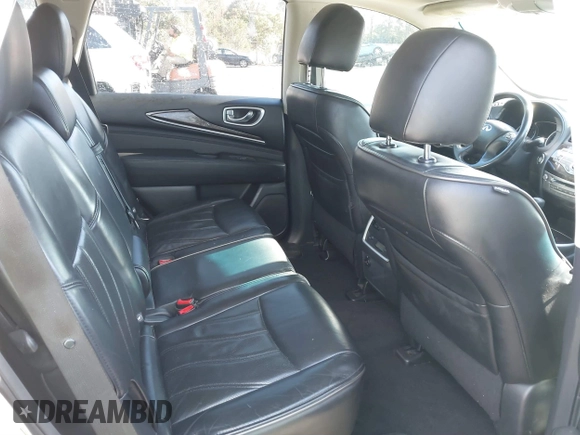 2015 Infiniti QX60 with VIN 5N1AL0MN8FC556612, listed as a IAAI auction lot 40869573 with 147,650 mi miles and . Bid and sale history available at carsss.com. Image 8.