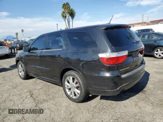 2012 Dodge Durango R/T with VIN 1C4SDHCT4CC362045, listed as a Copart auction lot 79638554 with 121,586 mi miles and Salvage title. Bid and sale history available at DreamBid. Image 2.
