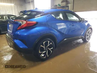 2018 Toyota C-HR XLE with VIN NMTKHMBX3JR018234, listed as a Copart auction lot 49472275 with 76,112 mi miles and Salvage Title. Bid and sale history available at DreamBid. Image 3.