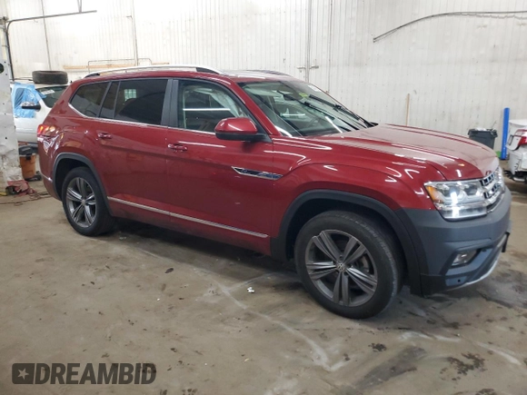 2019 Volkswagen Atlas SE z VIN 1V2XR2CA6KC575711, wystawiony jako Copart lot #54349395 z przebiegiem Nie podano mil oraz Szkoda całkowita • Salvage title. Historia ofert i sprzedaży dostępna na DreamBid. Obrazek 4.