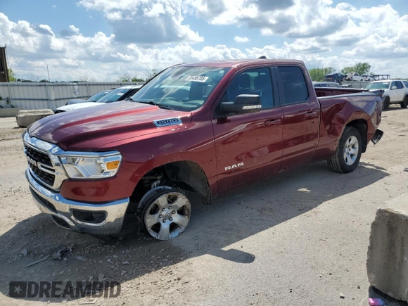 2022 Ram 1500 Big Horn с VIN 1C6SRFBT0NN468742, выставлен на аукционе Copart как лот 55498705 с пробегом 63 292 миль миль и Списание • Salvage title. История ставок и продаж доступна на DreamBid. Изображение 1.