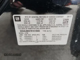 2017 Chevrolet Equinox LS with VIN 2GNALBEK7H1610566, listed as a Copart auction lot 86134174 with 0 mi miles and Non Repairable. Bid and sale history available at carsss.com. Image 13.