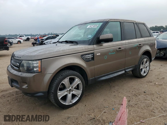 2013 Land Rover Range Rover Sport HSE Lux with VIN SALSK2D42DA799459, listed as a Copart auction lot 54314655 with 122,968 mi miles and Salvage Title. Bid and sale history available at DreamBid. Image 1.
