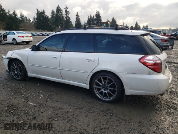 2005 Subaru Legacy with VIN 4S3BP616657312428, listed as a Copart auction lot 89338005 with 78,617 mi miles and Salvage title. Bid and sale history available at DreamBid. Image 2.