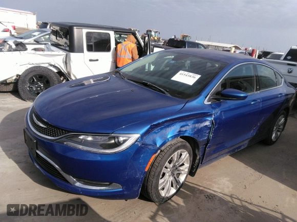 2015 Chrysler 200 Limited with VIN 1C3CCCAB9FN563232, listed as a IAAI auction lot 41543836 with 80,263 mi miles. Bid and sale history available at carsss.com. Image 17.