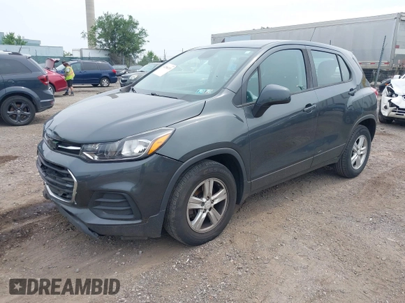 2020 Chevrolet Trax LS with VIN 3GNCJKSB2LL224969, listed as a IAAI auction lot 42506333 with 101,529 mi miles and . Bid and sale history available at DreamBid. Image 18.