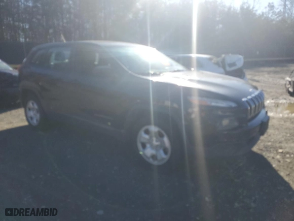 2017 Jeep Cherokee Sport with VIN 1C4PJLAB7HW662549, listed as a Copart auction lot 49838555 with 133,539 mi miles and Clean Title. Bid and sale history available at carsss.com. Image 4.