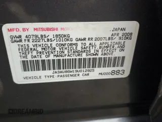 2009 Mitsubishi Lancer GTS with VIN JA3AU86W19U012925, listed as a Copart auction lot 72343934 with Not Provided miles and Salvage Title. Bid and sale history available at DreamBid. Image 15.