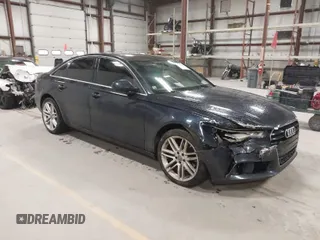 2014 Audi A6 2.0T Premium Plus with VIN WAUGFAFC4EN091379, listed as a IAAI auction lot 41716828 with 163,308 mi miles. Bid and sale history available at carsss.com. Image 1.