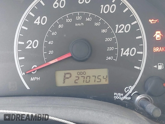2009 Toyota Corolla with VIN 1NXBU40E99Z072929, listed as a IAAI auction lot 42475263 with 270,754 mi miles and . Bid and sale history available at DreamBid. Image 7.