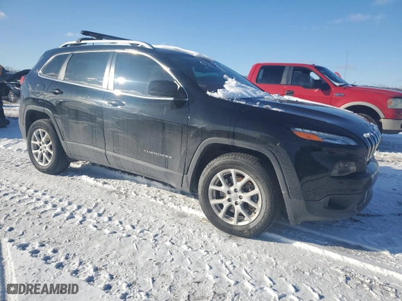 2017 Jeep Cherokee Latitude with VIN 1C4PJMCB0HW635275, listed as a Copart auction lot 45730305 with 80,082 mi miles and Salvage Title. Bid and sale history available at carsss.com. Image 4.