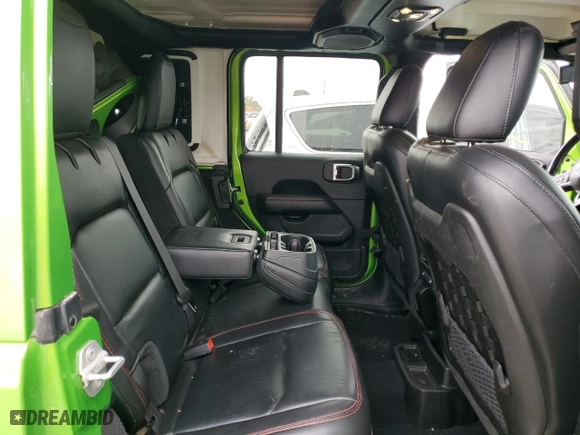 2019 Jeep Wrangler Unlimited Rubicon with VIN 1C4HJXFGXKW580970, listed as a Copart auction lot 49246135 with 97,613 mi miles and Salvage Title. Bid and sale history available at carsss.com. Image 10.