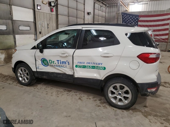 2018 Ford EcoSport SE with VIN MAJ6P1ULXJC169271, listed as a Copart auction lot 45758335 with NaN miles and Salvage Title. Bid and sale history available at carsss.com. Image 2.