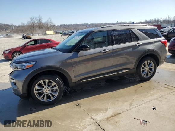 2022 Ford Explorer Limited with VIN 1FMSK8FH0NGA36554, listed as a Copart auction lot 48715595 with 38,536 mi miles and Salvage Title. Bid and sale history available at carsss.com. Image 1.