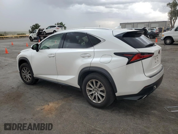 2019 Lexus NX 300 with VIN JTJBARBZ7K2184749, listed as a Copart auction lot 61654225 with 66,571 mi miles and Salvage title. Bid and sale history available at DreamBid. Image 2.