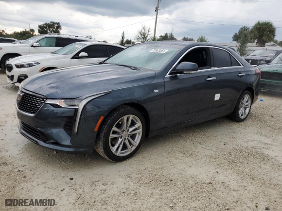 2021 Cadillac CT4 Luxury with VIN 1G6DK5RK5M0135450, listed as a Copart auction lot 73943864 with 8,495 mi miles and Non Repairable. Bid and sale history available at carsss.com. Image 1.