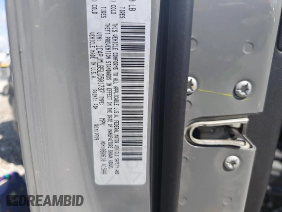 2020 Jeep Cherokee Latitude Plus with VIN 1C4PJMLB5LD501737, listed as a Copart auction lot 56775065 with 118,680 mi miles and Salvage title. Bid and sale history available at DreamBid. Image 12.