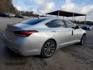 2017 Genesis G80 3.8L with VIN KMHGN4JEXHU171310, listed as a Copart auction lot 78077224 with 124,831 mi miles and Clean Title. Bid and sale history available at DreamBid. Image 3.